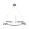 Миниатюра фото подвесной светильник loft it crystal ring 10135/1000 gold | 220svet.ru
