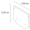 Миниатюра фото заглушка для однофазного профиля arte lamp a631005e | 220svet.ru