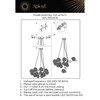 Миниатюра фото подвесная люстра aployt filisi apl.765.03.16 | 220svet.ru