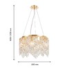 Миниатюра фото подвесная люстра favourite diadem 4724-6p | 220svet.ru