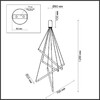 Миниатюра фото подвесной светодиодный светильник odeon light sparky 4369/40l | 220svet.ru