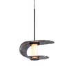 Миниатюра фото подвесной светодиодный светильник delight collection md24020901-1a black/smoky | 220svet.ru