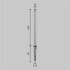 Миниатюра фото ландшафтный уличный светодиодный светильник maytoni spear o441fl-l1gf3k | 220svet.ru