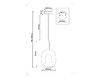 Миниатюра фото подвесной светильник ambrella light high light lh11125 | 220svet.ru