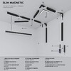 Миниатюра фото коннектор угловой для накладного шинопровода elektrostandard slim magnetic 85091/00 a061238 | 220svet.ru