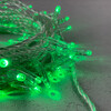Миниатюра фото гирлянда нить с колпачком 10м зеленая 220в, 100 led, провод прозрачный пвх, ip65 ltc pst100cap-10-2g | 220svet.ru