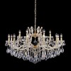 Миниатюра фото подвесная люстра crystal lux hollywood sp12+6 gold | 220svet.ru