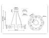 Миниатюра фото подвесная светодиодная люстра ambrella light high light lh31021 | 220svet.ru