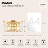 Миниатюра фото настенный светильник maytoni dune dia005wl-02g | 220svet.ru