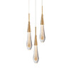 Миниатюра фото подвесной светодиодный светильник delight collection dz1018p-3 brass | 220svet.ru