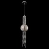 Миниатюра фото подвесной светодиодный светильник crystal lux sp3w led chrome | 220svet.ru