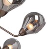 Миниатюра фото потолочная люстра vitaluce v4869-7/6pl | 220svet.ru