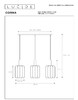 Миниатюра фото подвесной светильник lucide corina 03447/03/30 | 220svet.ru