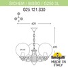 Миниатюра фото подвесной уличный светильник fumagalli sichem/g250 3l. g25.120.s30.ayf1r | 220svet.ru