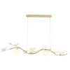 Миниатюра фото подвесная люстра crystal lux colibri sp4 gold | 220svet.ru