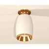 Миниатюра фото комплект накладного светильника ambrella light techno spot xs1122044 swh/pyg белый песок/золото желтое полированное (n6905, c1122, n7034) | 220svet.ru