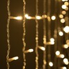 Миниатюра фото гирлянда занавес облегченный 2 x 1 м тепло-белый 220в, 200 led, провод прозрачный пвх, ip54 ltc pcl200not-10-2ww | 220svet.ru