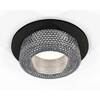 Миниатюра фото комплект встраиваемого светильника ambrella light techno spot xc7622020 sbk/cl черный песок/прозрачный (c7622, n7191) | 220svet.ru