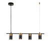 Миниатюра фото подвесная люстра indigo liberta 11014/4p black v000146 | 220svet.ru