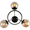 Миниатюра фото потолочная люстра reluce 01344-0.3-03 bk+fgd | 220svet.ru