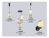 Миниатюра фото подвесной светодиодный светильник ambrella light high light lh11036 | 220svet.ru