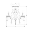 Миниатюра фото подвесная люстра eurosvet 12205/6 белый strotskis | 220svet.ru
