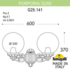 Миниатюра фото светильник уличный настенный fumagalli porpora/g250 g25.141.000.vzf1r | 220svet.ru