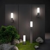 Миниатюра фото уличный настенный светодиодный светильник elektrostandard 1534 techno led серый 4690389168734 | 220svet.ru