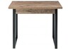 Миниатюра фото стол деревянный форли дуб велингтон / черный матовый | 220svet.ru