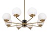 Миниатюра фото подвесная люстра freya marble fr5230pl-08bs | 220svet.ru