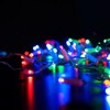 Миниатюра фото уличная светодиодная гирлянда бахрома eurosvet 230v 100-101 мульти | 220svet.ru