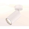 Миниатюра фото комплект накладного светильника ambrella light techno spot xm6322003 swh/psl белый песок/серебро полированное (a2202, c6322, n6112) | 220svet.ru