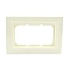 Миниатюра фото рамка 2-модульная mono electric слоновая кость 103-010100-165 | 220svet.ru