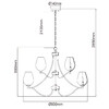 Миниатюра фото подвесная люстра chiaro palermo 386016512 | 220svet.ru