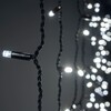 Миниатюра фото гирлянда занавес облегченный c колпачком 2 x 1 м белый 220в, 200 led, провод черный каучук 2,3мм, ip65 ltc eco200not-1-2w | 220svet.ru
