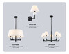 Миниатюра фото люстра на штанге ambrella light high light lh75153 | 220svet.ru