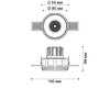 Миниатюра фото встраиваемый светодиодный светильник italline it08-8021 white 4000k | 220svet.ru