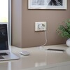Миниатюра фото розетка двойная с заземлением werkel слоновая кость w1172003 | 220svet.ru