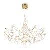 Миниатюра фото подвесная люстра светодиодная freya amela fr6138pl-l30bs | 220svet.ru