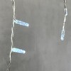 Миниатюра фото гирлянда бахрома с колпачком 4,9 x 0,5 м белая 220в, 189 led, провод прозрачный пвх, ip65 ltc pil189cap-10-2w | 220svet.ru