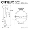 Миниатюра фото подвесной светильник citilux lass cl249021 | 220svet.ru