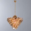 Миниатюра фото подвесная люстра divinare chloe 7566/01 sp-18 | 220svet.ru