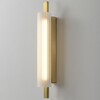 Миниатюра фото настенный светодиодный светильник crystal lux tunnel ap10 led brass | 220svet.ru