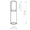 Миниатюра фото плафон nowodvorski cameleon cylinder m 8543 | 220svet.ru