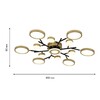 Миниатюра фото потолочный светодиодный светильник f-promo 4686-13c | 220svet.ru