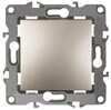 Миниатюра фото кнопка эра 12 10ax 250v шампань 12-1111-04 б0047833 | 220svet.ru