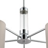 Миниатюра фото потолочная люстра на шатнге lumion arnika 6585/5 хром | 220svet.ru