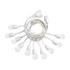 Миниатюра фото гирлянда ideal lux fiesta sp10 bianco | 220svet.ru