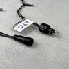 Миниатюра фото гирлянда нить 10м белая с мерцанием каждого диода 24в, 100 led, провод черный пвх, ip54 ltc pst100abl-11-1w | 220svet.ru
