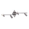 Миниатюра фото спот ideal lux alfa pl4 nickel | 220svet.ru
